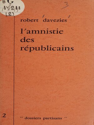 cover image of L'amnistie des républicains